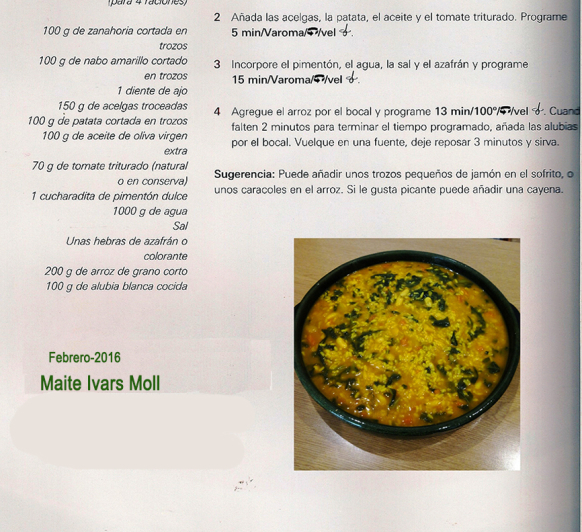 La MaiteReceta Semanal: ARROZ CON ACELGAS (ARRÒS AMB BLEDES)