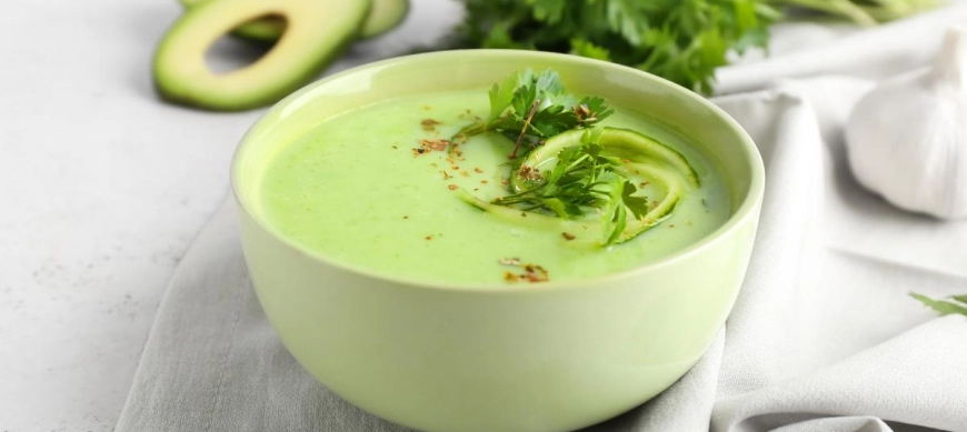 COCINA SIN GLUTEN SIN RENUNCIAR AL SABOR Y LLENATE DE NUTRICIÓN CON NUESTRO SALMOREJO VERDE.