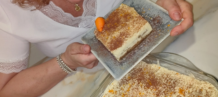 TIRAMISU DE NARANJA