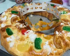 Step <p>Incorporar el agua de azahar y batir 8 segundos velocidad 6 hasta integrar.</p> illustration