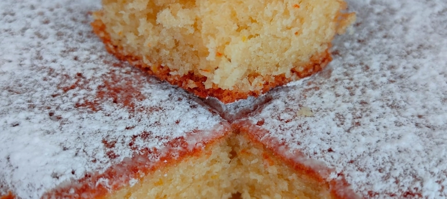 BIZCOCHO DE ALMENDRA Y NARANJA