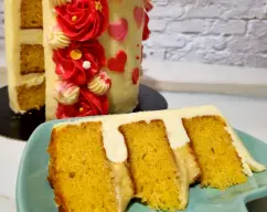 Step La receta de la crema pastelera es de cookidoo, con la varicion de que lehe puesto 40 ml de zumo de naranja . illustration