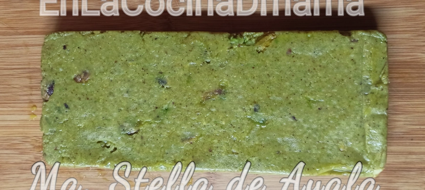 TURRÓN DE PISTACHO CON NATA