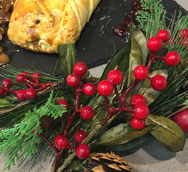 SOLOMILLO DE CERDO WELLINGTON CON FOIE Y MERMELADA DE FRAMBUESA