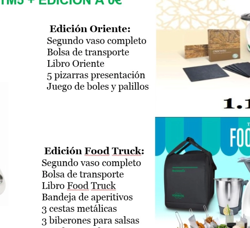 última unidades tm5 con pack regalo con doble vaso y más.