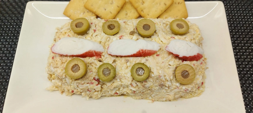 ENSALADILLA DE PALITOS DE CANGREJO con Thermomix