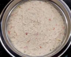 Step <p>Y por último mezclar con la mahonesa hasta que esté todo homogéneo, dejar enfriar y servir.</p> illustration