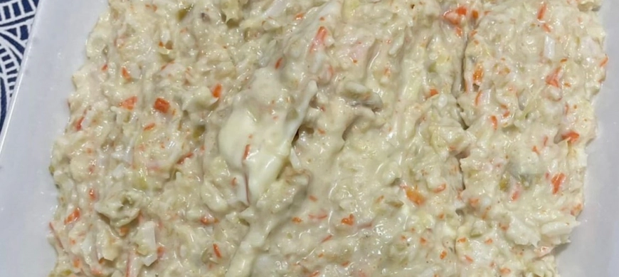 ENSALADILLA DE BOCAS DE MAR CON ALCAHOFAS EN THERMOMIX
