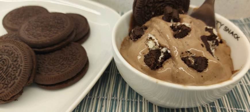 HELADO DE GALLLETAS OREO CON THERMOMIX