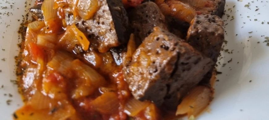 SANGRE ENCEBOLLADA CON THERMOMIX