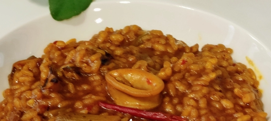 ARROZ CON CALAMAR Y VERDURAS