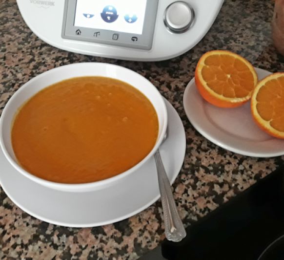 PURÉ ''ANTIEDAD'' DE ZANAHORIA Y NARANJA