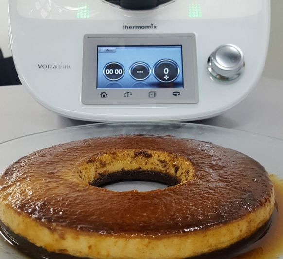 Pastel imposible al Vapor