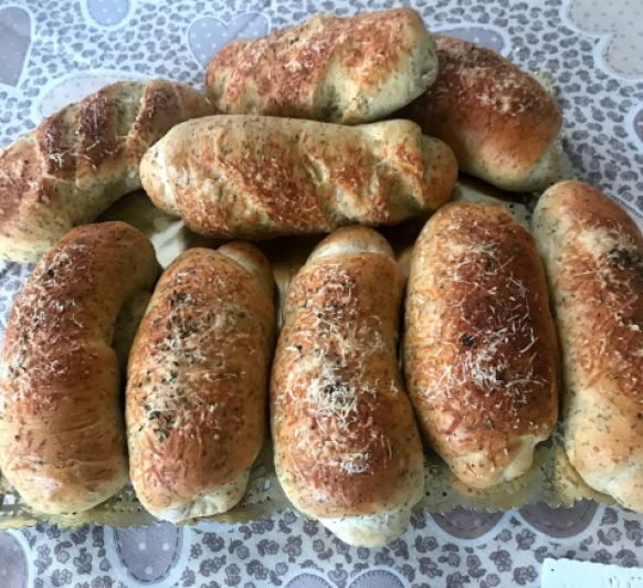 Pan de orégano y queso partisano estilo Subway