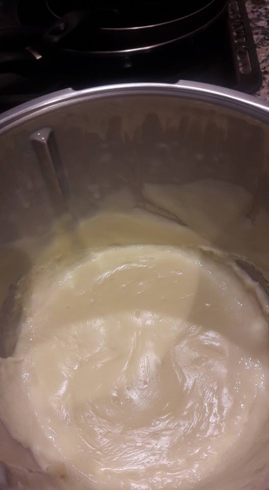 Tarta de manzana y crema pastelera