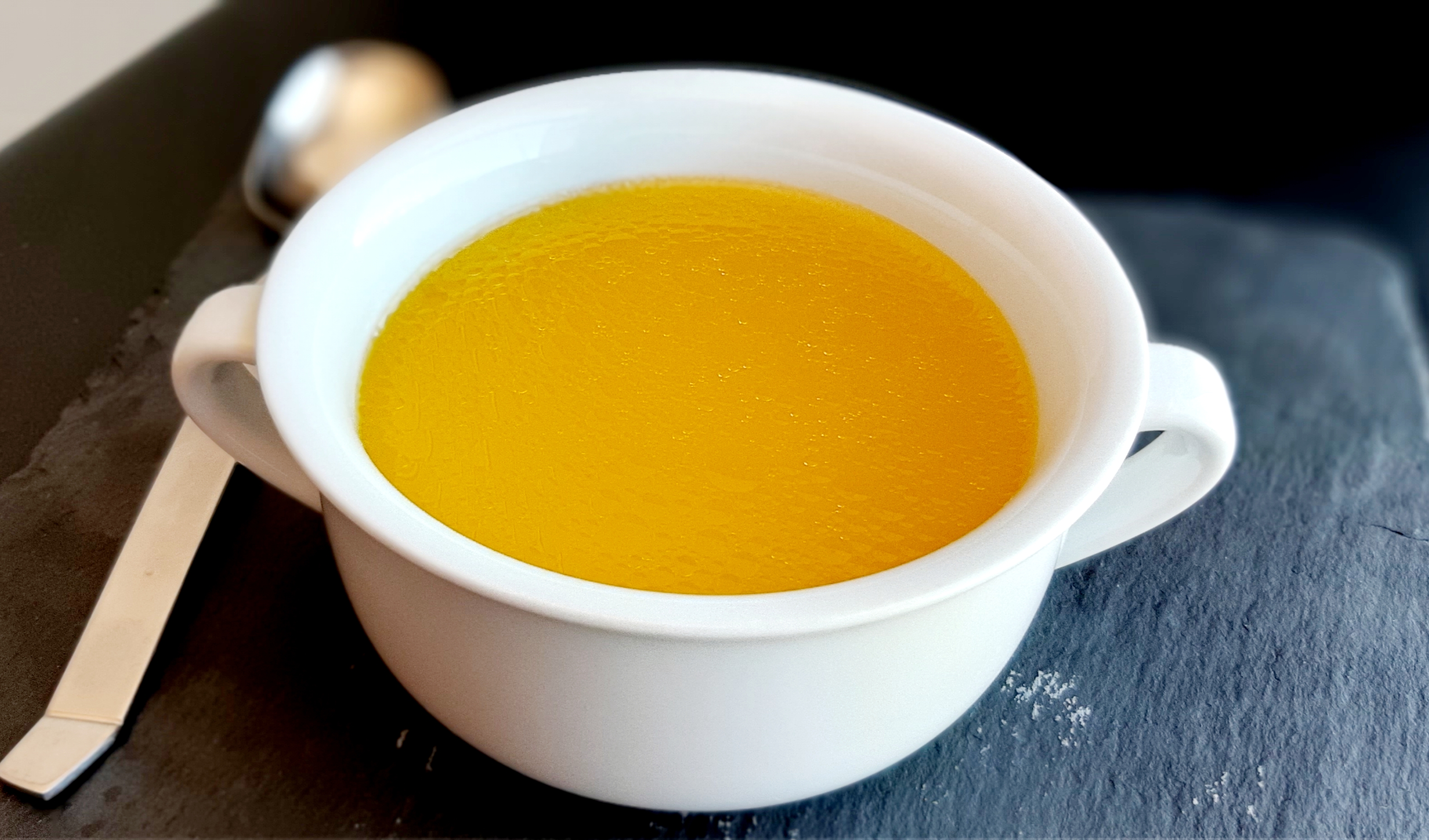 CALDO DE POLLO EN COCCIÓN LENTA Sopas y cremas Blog de ANGELINA