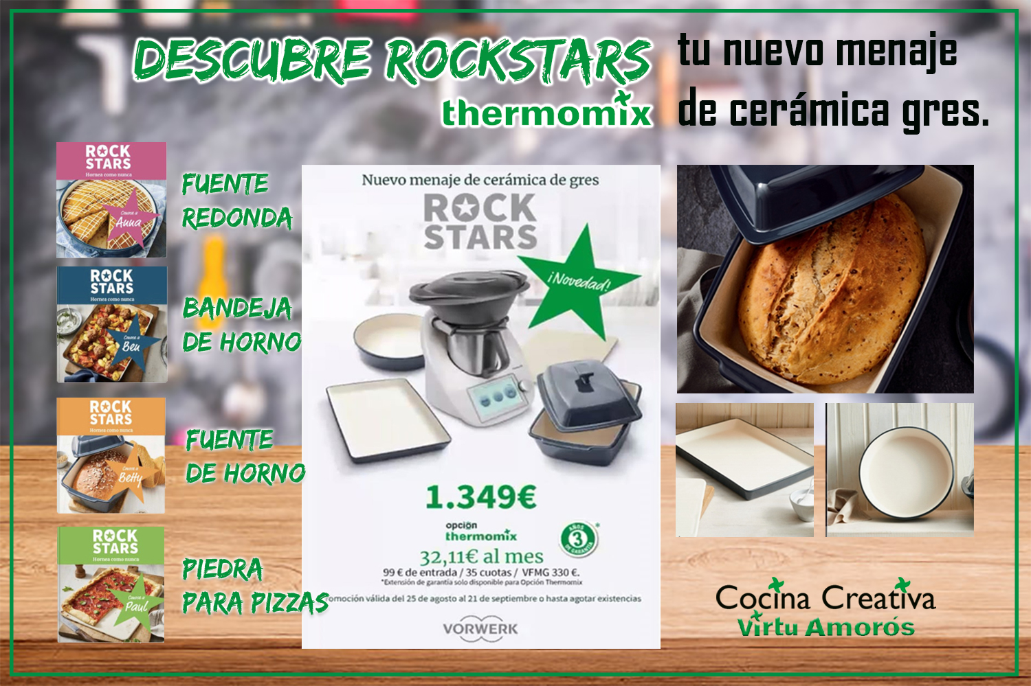 NUEVA EDICIÓN TM 6 ROCK STARS - Noticias Blog - Blog de VIRTUDES AMOROS  MILAN de Thermomix® Alicante