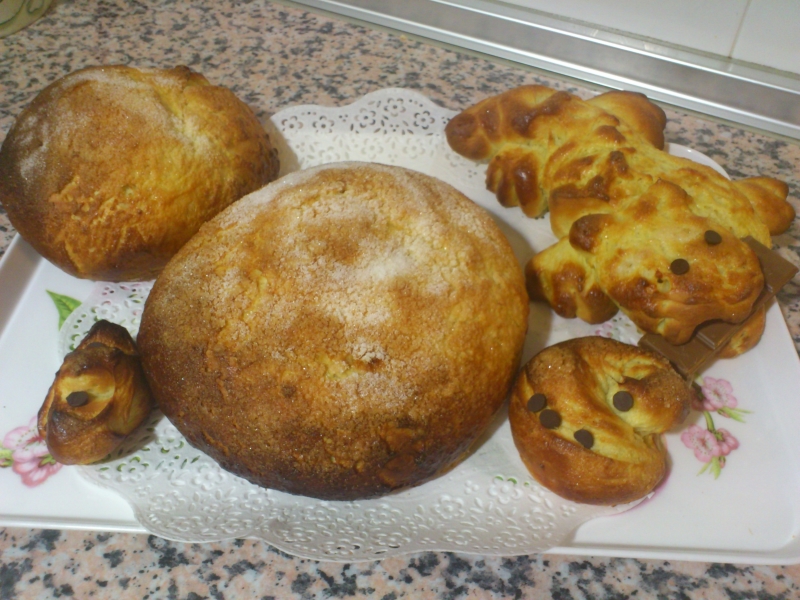 Monas de patata (Fogasetas, toñas, panquemados) sin lactosa