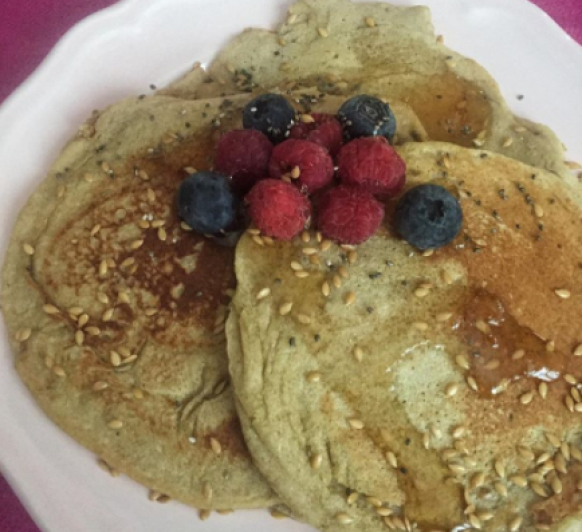 TORTITAS INTEGRALES CON MANZANAS A LA VAINILLA Y CANELA