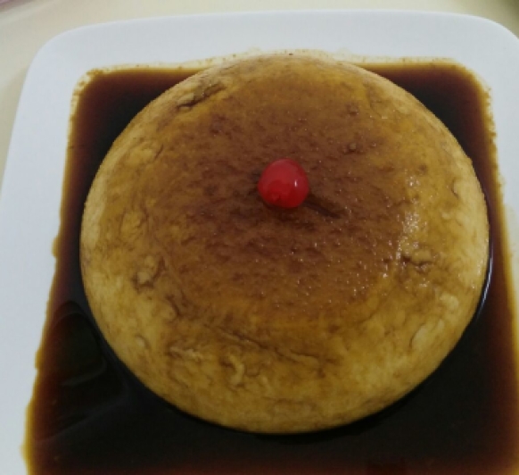 Flan de arroz con leche