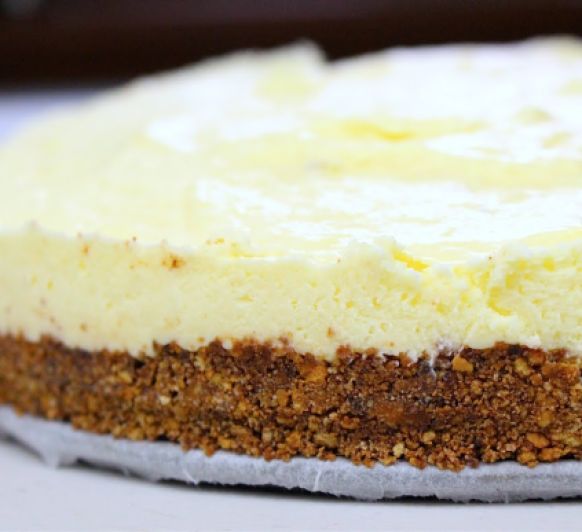 Tarta de limón sin horno
