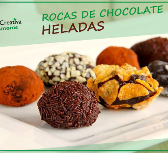 ROCAS DE CHOCOLATE HELADAS