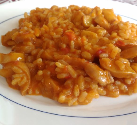 Arroz con pulpo