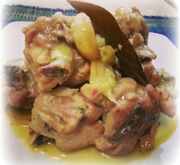 POLLO AL AJILLO AL ESTILO ''ILDE''