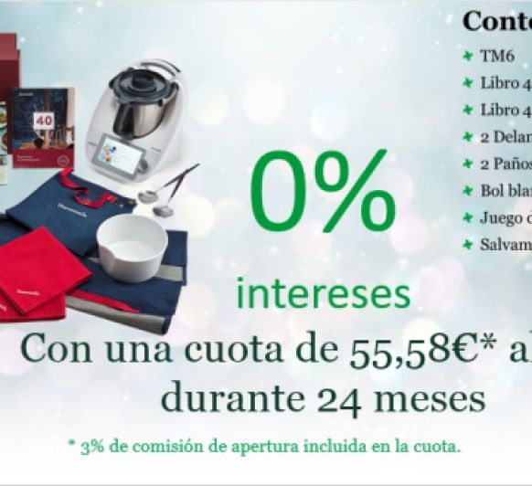 Thermomix® TM6 al 0% de Interes