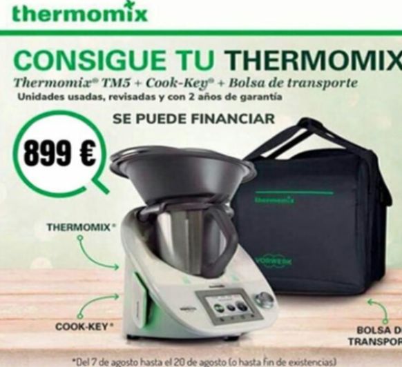COMPRA TU THERMOMIX KM 0 POR 899 € !!!