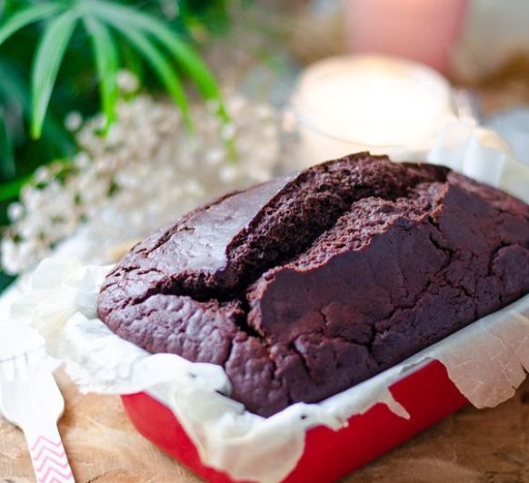 Bizcocho de chocolate sin huevo