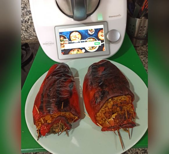 PIMIENTOS RELLENOS DE ARROZ