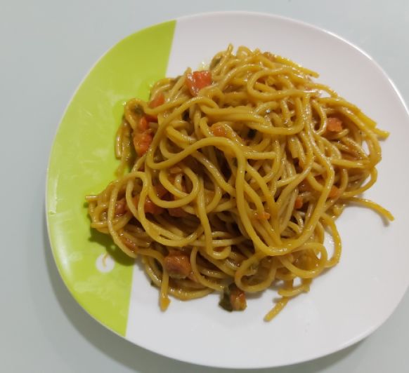 ESPAGUETIS ESTILO ORIENTAL