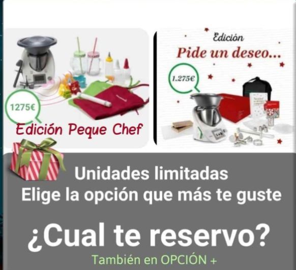 EDICIÓN PEQUE CHEF Y EDICIÓN PIDE UN DESEO