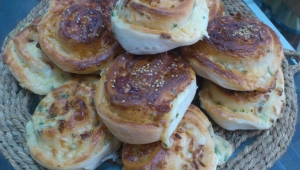 Panecillos de queso de cabra