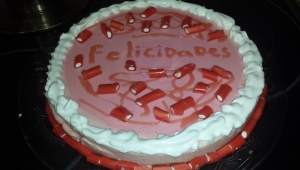 TARTA DE REGALIZ ROJO